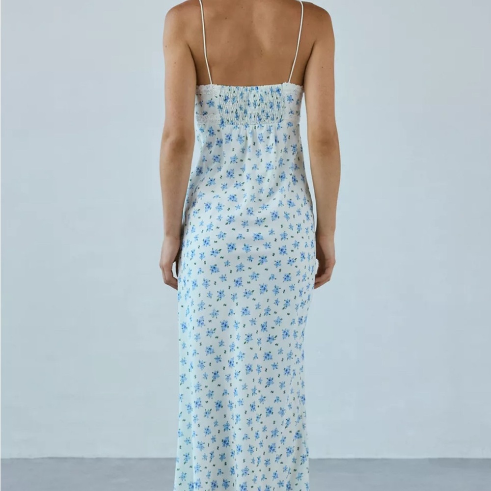 Kiss The Sky Juliette Floral Lace-Trim Maxi Dress